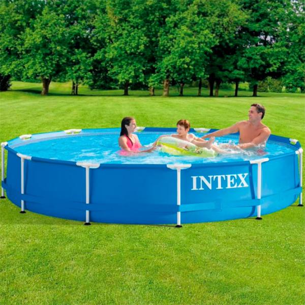 Piscină Intex 28212 6503 l/ Cu cadru/ Blue photo 4 Piscină Intex 28212 6503 l/ Cu cadru/ Blue photo 4
