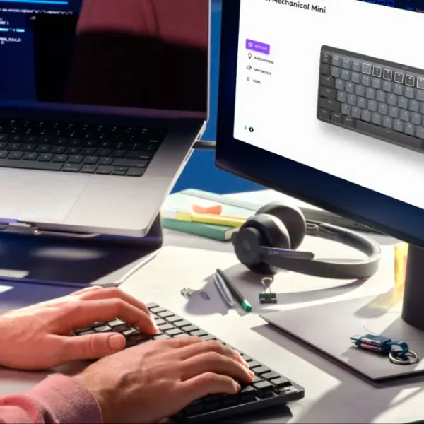 Клавиатура Logitech MX Mechanical Tactile Quiet Беспроводные/ Серый photo 5