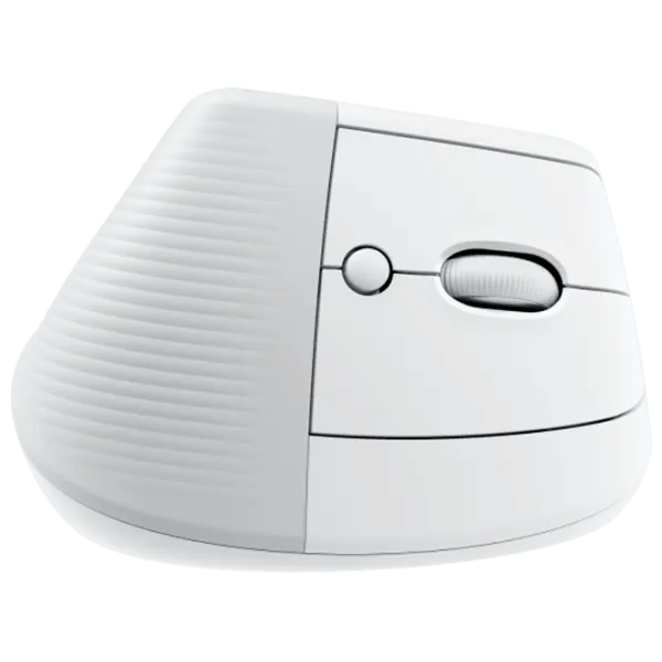 Mouse Logitech Lift Vertical Bluetooth, USB/ White photo 2 Mouse Logitech Lift Vertical Bluetooth, USB/ White photo 2