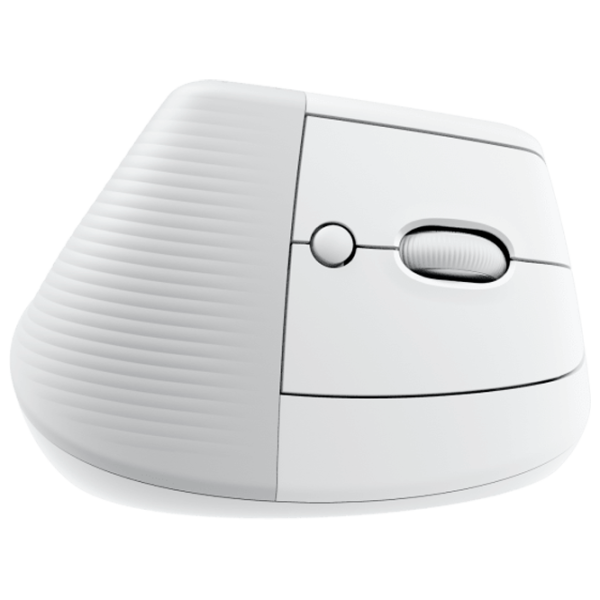 Mouse Logitech Lift Vertical Bluetooth, USB/ White photo 2 Mouse Logitech Lift Vertical Bluetooth, USB/ White photo 2