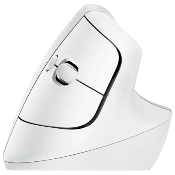 Mouse Logitech Lift Vertical Bluetooth, USB/ White photo 3 Mouse Logitech Lift Vertical Bluetooth, USB/ White photo 3