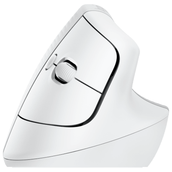 Mouse Logitech Lift Vertical Bluetooth, USB/ White photo 3 Mouse Logitech Lift Vertical Bluetooth, USB/ White photo 3