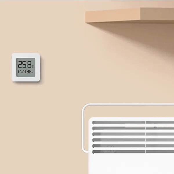 Senzor de Temperatură si Umiditate Xiaomi Mi Temperature and Humidity Monitor 2 White photo 4