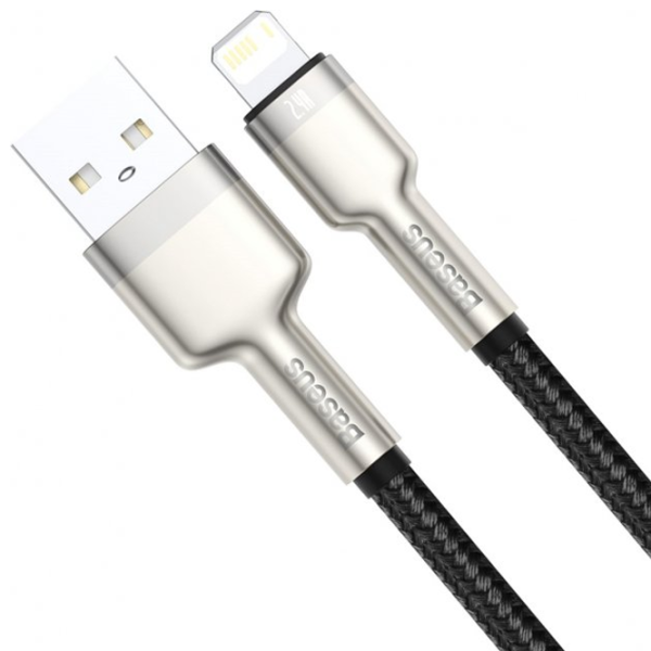 Кабель для телефона CALJK-A01 Baseus USB Type-A + Lightning 2 м/ Черный photo 3