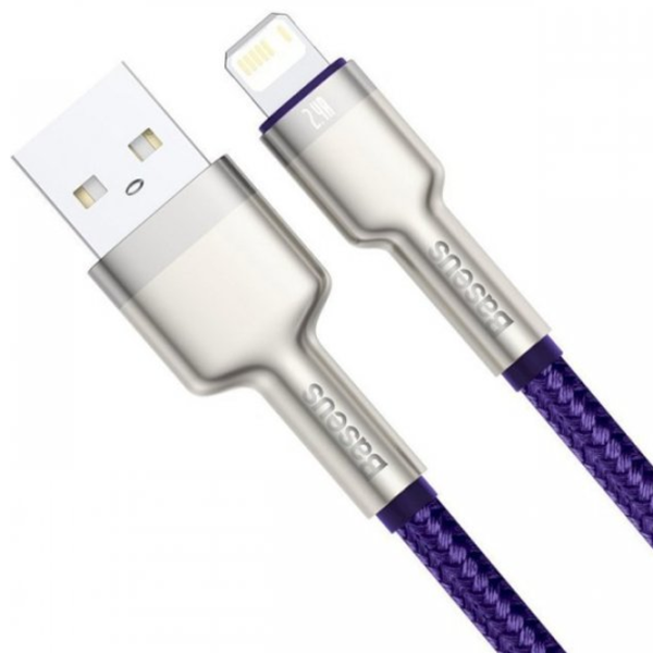 Кабель для телефона CALJK-A05 Baseus USB Type-A + Lightning 2 м/ Пурпурный photo 2