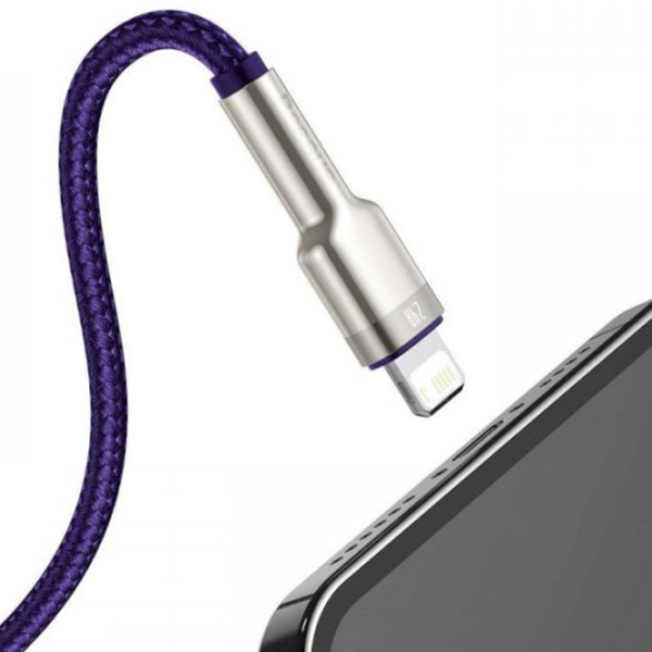 Кабель для телефона CALJK-A05 Baseus USB Type-A + Lightning 2 м/ Пурпурный photo 3