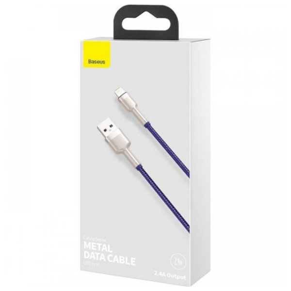 Кабель для телефона CALJK-A05 Baseus USB Type-A + Lightning 2 м/ Пурпурный photo 5