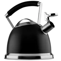 Ceainic Ardesto AR0747KS 2.5l Oțel inoxidabil / Bachelit / Black photo 2