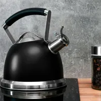Ceainic Ardesto AR0747KS 2.5l Oțel inoxidabil / Bachelit / Black photo 4