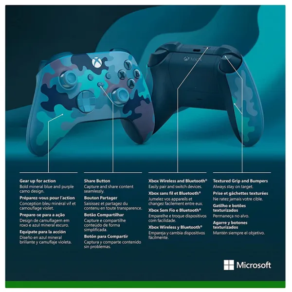 Контролер Microsoft Xbox Series Беспроводные/ 12 buttons/ Mineral photo 6