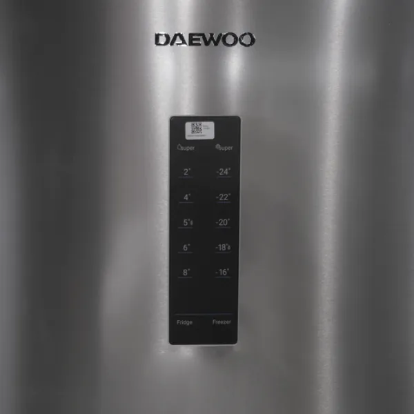 Frigider Daewoo FKM295FIR0MD cu congelator jos 294 l / 186 cm / Inox photo 3