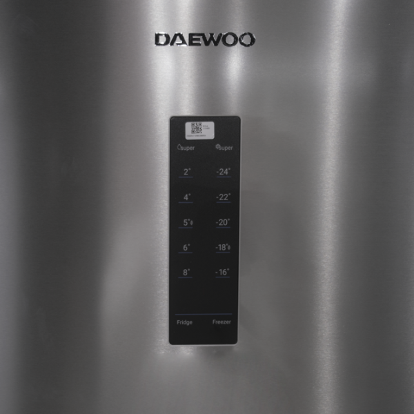 Frigider Daewoo FKM295FIR0MD cu congelator jos 294 l / 186 cm / Inox photo 3