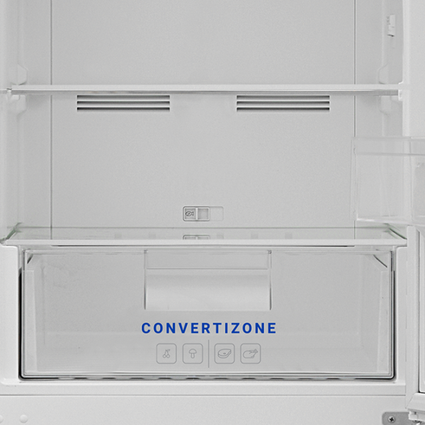 Frigider Daewoo FKM295FIR0MD cu congelator jos 294 l / 186 cm / Inox photo 5