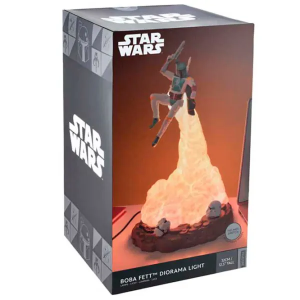 Lampă de masă fan Paladone Boba Fett Diorama White photo 3