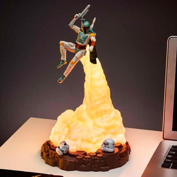 Lampă de masă fan Paladone Boba Fett Diorama White photo 4