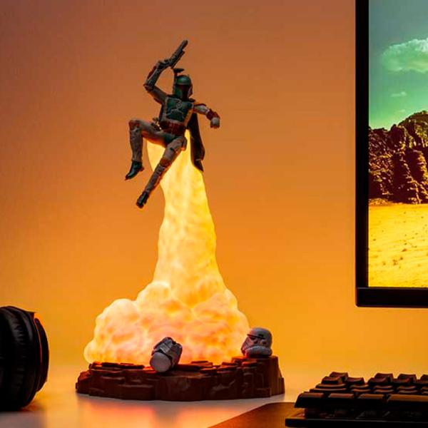 Lampă de masă fan Paladone Boba Fett Diorama White photo 5