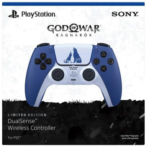 Gamepad Sony DualSense God Of War Fără fir / 15 buttons / Blue photo 6 Gamepad Sony DualSense God Of War Fără fir / 15 buttons / Blue photo 6
