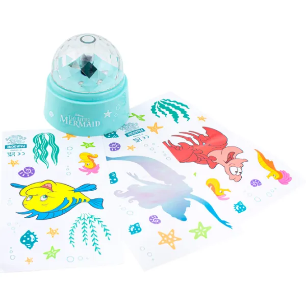 Настольная лампа фан Paladone Little Mermaid Projection Light and Decals Set Разноцветный photo 3