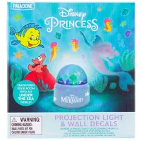 Lampă de masă fan Paladone Little Mermaid Projection Light and Decals Set Multicolor photo 5