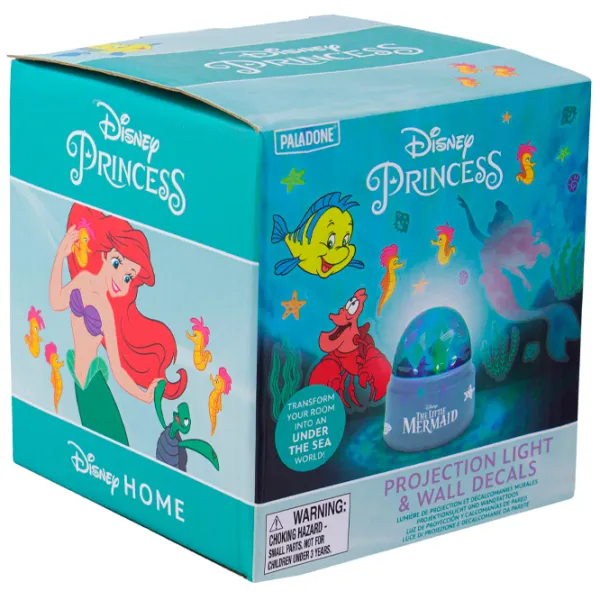 Настольная лампа фан Paladone Little Mermaid Projection Light and Decals Set Разноцветный photo 6
