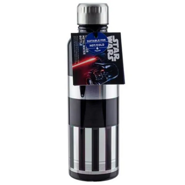 Sticlă pentru apă Fan Paladone Darth Vader Lightsaber Metal Water Bottle Home V2 Black photo 2