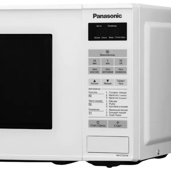 Микроволновая печь Panasonic NN-ST251WZPE Отдельно стоящий/ 800 Вт/ Белый photo 6