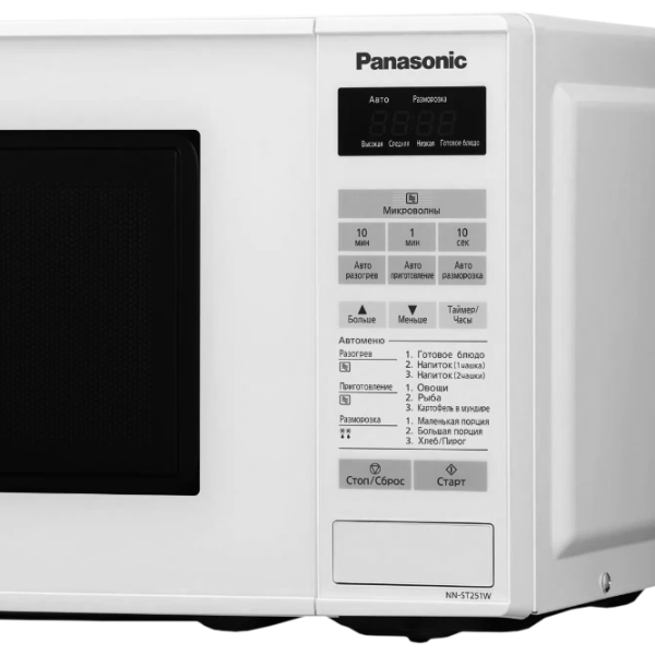 Микроволновая печь Panasonic NN-ST251WZPE Отдельно стоящий/ 800 Вт/ Белый photo 6