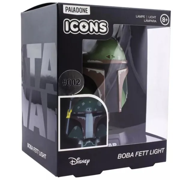 Настольная лампа фан Paladone Boba Fett Icon Разноцветный photo 5
