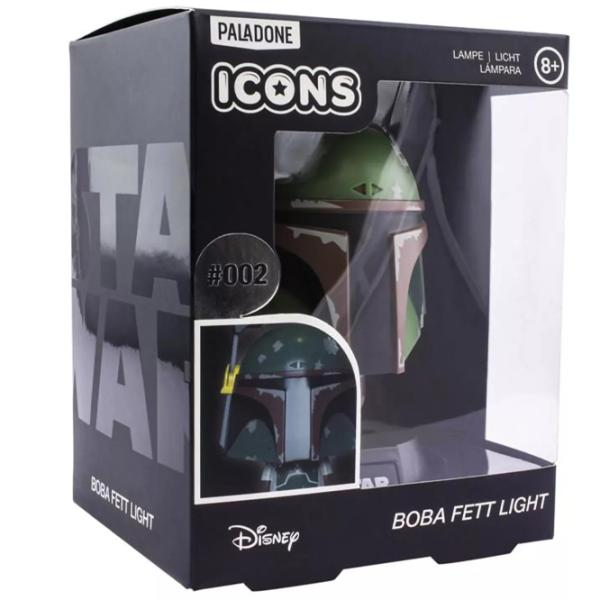 Настольная лампа фан Paladone Boba Fett Icon Разноцветный photo 5