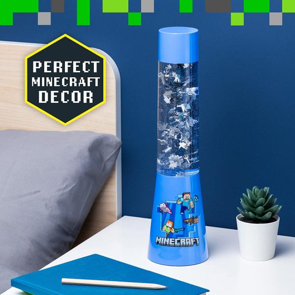 Настольная лампа фан Paladone Glitter Lava Lamp Синий photo 3