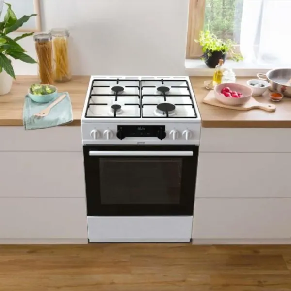 Плита Gorenje KS 635 W Газовая/ Белый/ Черный photo 7
