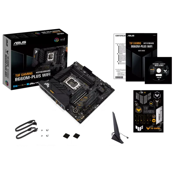 Материнская плата Asus TUF GAMING B660M-PLUS WIFI D4 mATX/ Intel B660M photo 6 Материнская плата Asus TUF GAMING B660M-PLUS WIFI D4 mATX/ Intel B660M photo 6