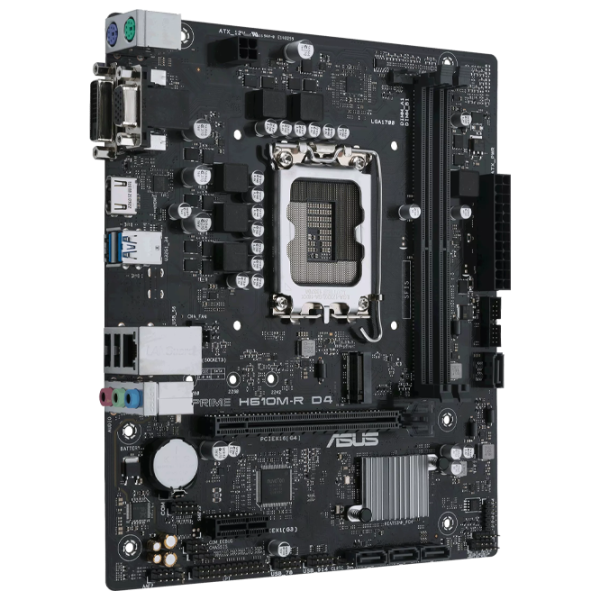 Placă de bază Asus PRIME H610M-R D4-SI mATX / Intel H610 photo 2