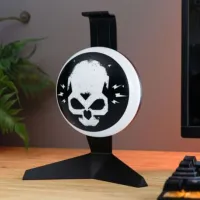 Lampă de masă fan Paladone Warzone Skull Head Black photo 2