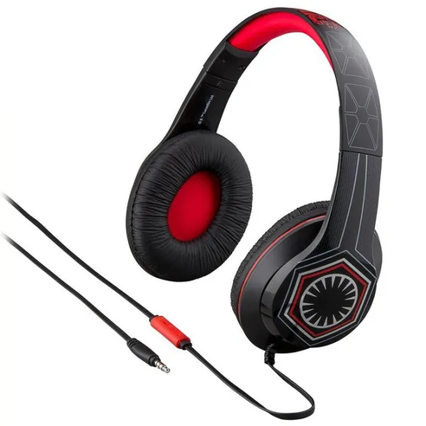 Căști eKids/ iHome with Mic Star Wars Red Black Cu fir/ Personal photo 3