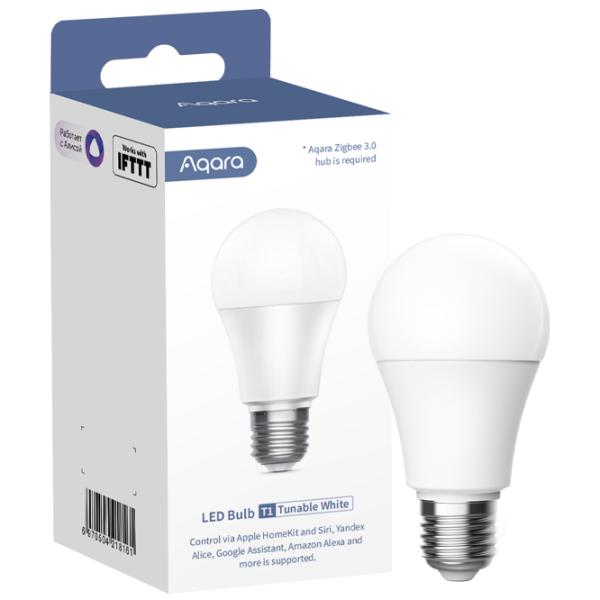 Bec inteligent LED Aqara Bulb T1 LEDLBT1-L01 E27/ 8.5 W/ 6500 K/ 806lm/ White photo 5