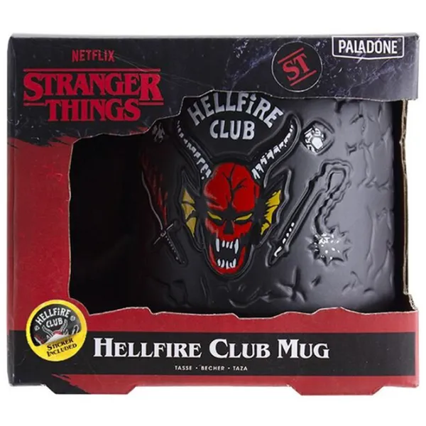 Кружка Stranger Things Hellfire Club Demon Embossed 400 мл photo 3