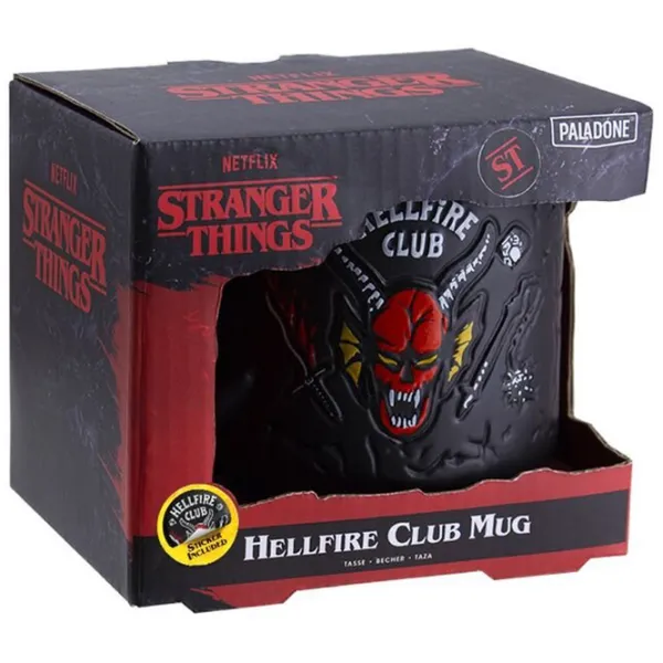 Кружка Stranger Things Hellfire Club Demon Embossed 400 мл photo 4