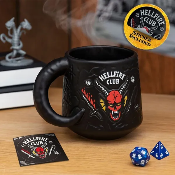 Кружка Stranger Things Hellfire Club Demon Embossed 400 мл photo 5