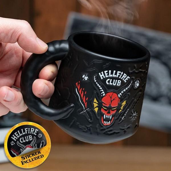 Кружка Stranger Things Hellfire Club Demon Embossed 400 мл photo 6