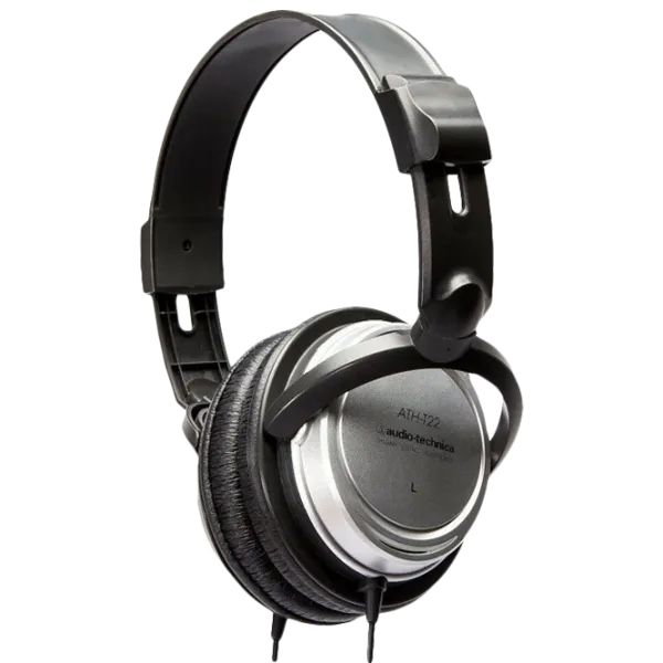 Наушники AUDIO-TECHNICA ATH-T22 Серебристый Черный Проводная/ Персональный photo 2 Наушники AUDIO-TECHNICA ATH-T22 Серебристый Черный Проводная/ Персональный photo 2