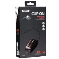 Căști Remax RB-T12 Clip-On Black Fără fir/ Personal photo 6