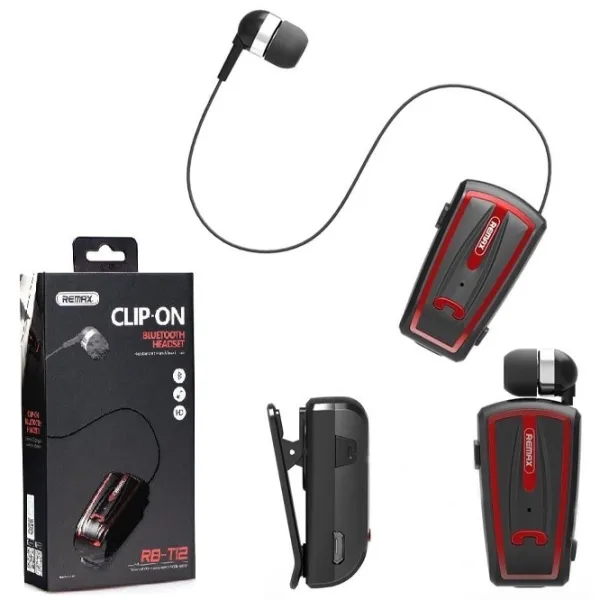 Наушники Remax RB-T12 Clip-On Черный Беспроводные/ Персональный photo 8 Наушники Remax RB-T12 Clip-On Черный Беспроводные/ Персональный photo 8