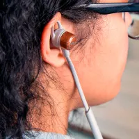 Наушники Plantronics BackBeat GO 3 Cobalt Оранжевый Серый Беспроводные/ Спорт photo 6