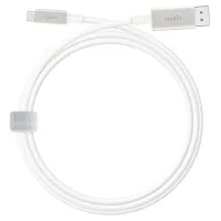 Кабель видео Moshi DisplayPort + USB Type-C 1.5 м/ Белый photo 2