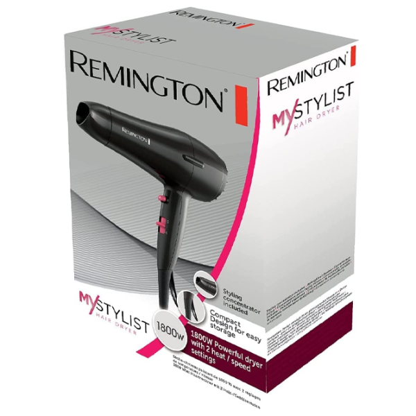 Uscător de păr Remington D2121 1800 W / Black photo 5