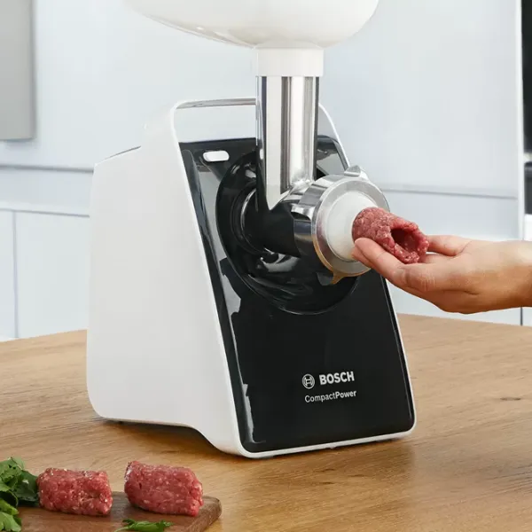 Mașină de tocat carne Bosch MFW3640A 1600 W/ 1.9 kg/ min/ White photo 5