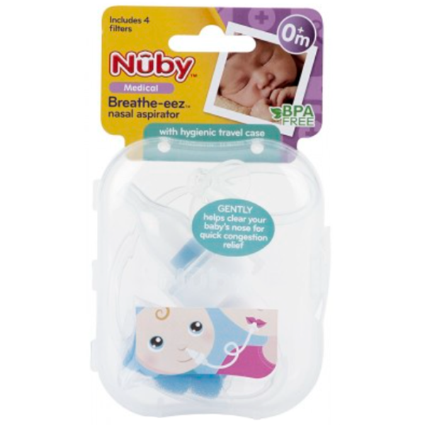 Aspirator nazal pentru copii Nuby ID781 0+/ Transparent photo 2 Aspirator nazal pentru copii Nuby ID781 0+/ Transparent photo 2
