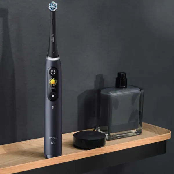 Зубная электрощетка Braun iO8 Duo Импульсная/ Черный photo 3 Зубная электрощетка Braun iO8 Duo Импульсная/ Черный photo 3