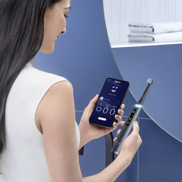 Зубная электрощетка Braun iO9 Duo 3D/ Черный photo 4 Зубная электрощетка Braun iO9 Duo 3D/ Черный photo 4
